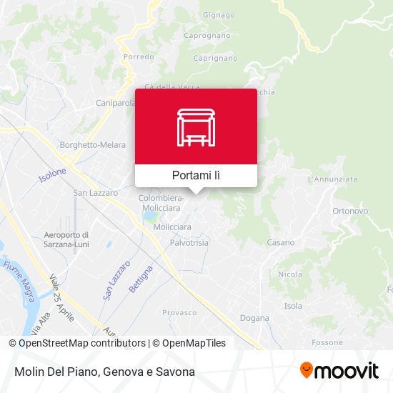 Mappa Molin Del Piano