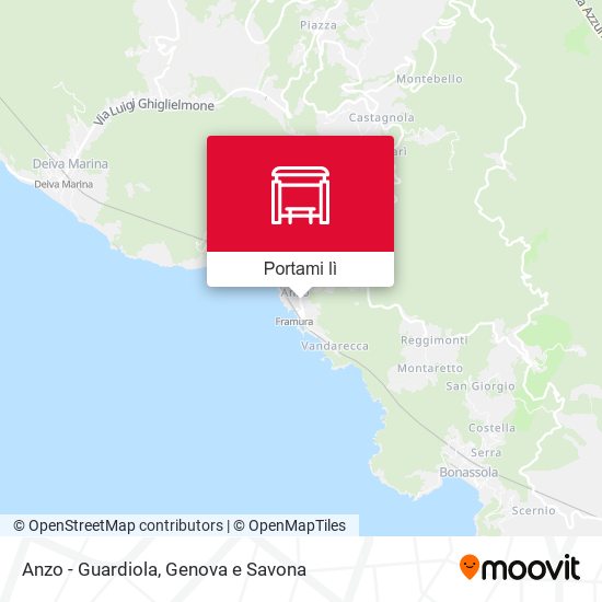 Mappa Anzo - Guardiola