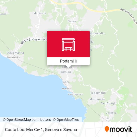 Mappa Costa Loc. Mei Civ.1