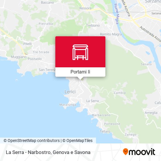 Mappa La Serra - Narbostro