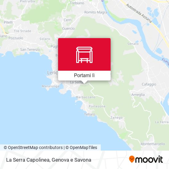 Mappa La Serra Capolinea