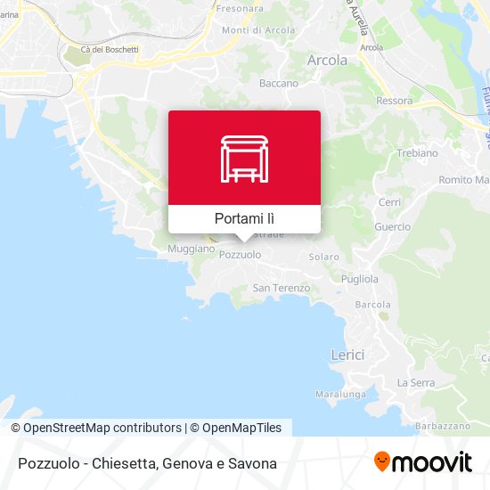 Mappa Pozzuolo - Chiesetta