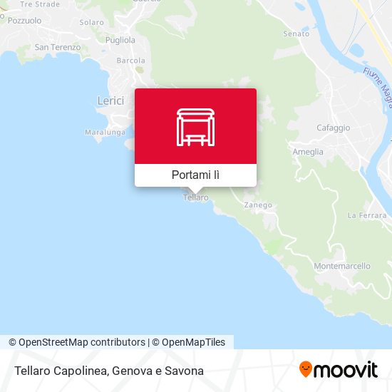 Mappa Tellaro Capolinea