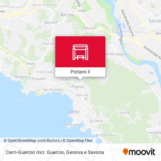 Mappa Cerri-Guercio Incr. Guercio