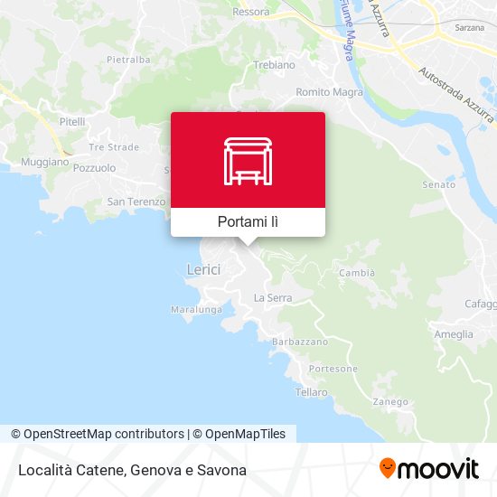 Mappa Località Catene