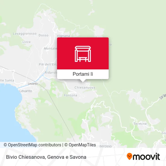 Mappa Bivio Chiesanova