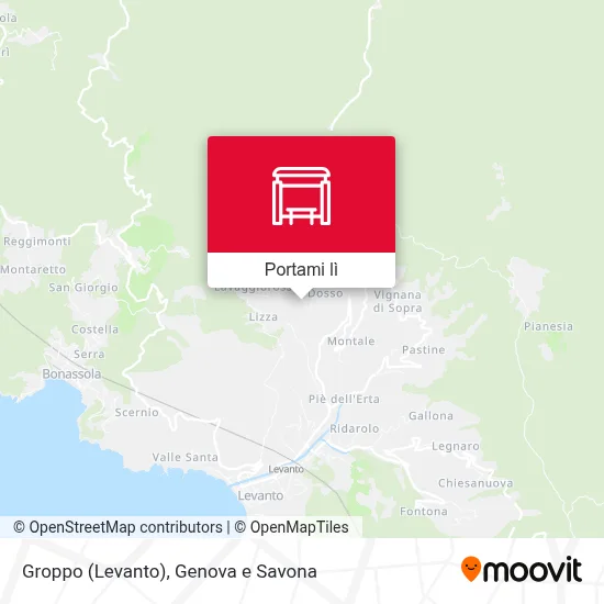 Mappa Groppo (Levanto)