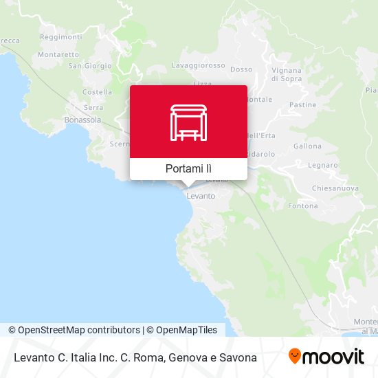 Mappa Levanto C. Italia Inc. C. Roma