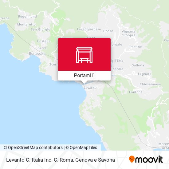 Mappa Levanto C. Italia Inc. C. Roma