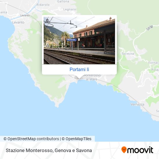 Mappa Stazione Monterosso