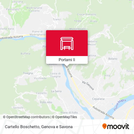 Mappa Cartello Boschetto