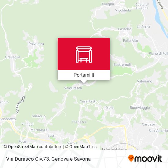 Mappa Via Durasco Civ.73