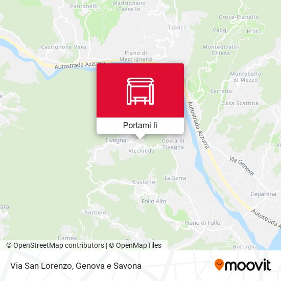 Mappa Via San Lorenzo