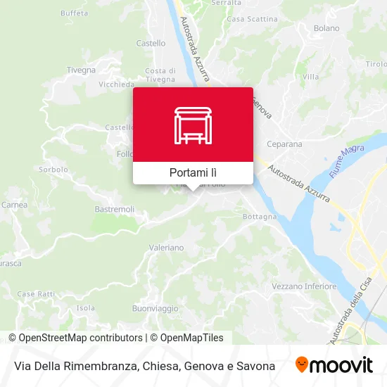 Mappa Via Della Rimembranza, Chiesa