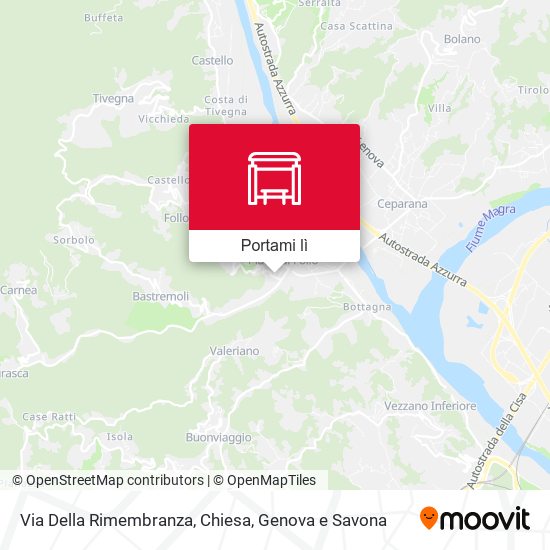 Mappa Via Della Rimembranza, Chiesa