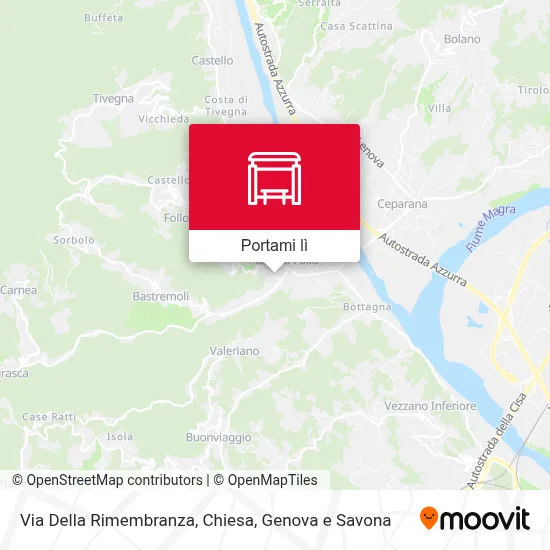 Mappa Via Della Rimembranza, Chiesa