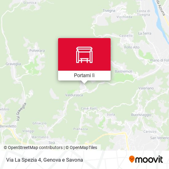 Mappa Via La Spezia 4