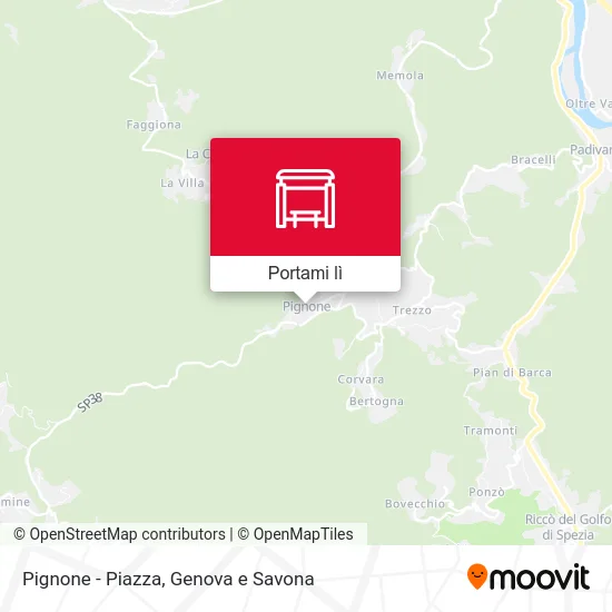 Mappa Pignone - Piazza