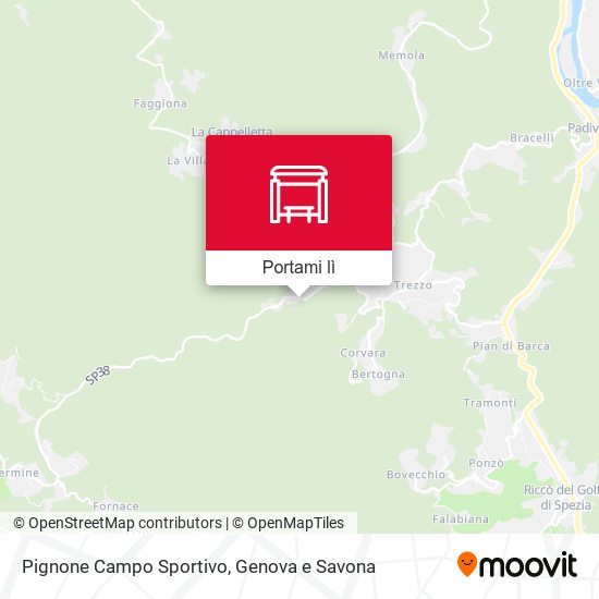 Mappa Pignone Campo Sportivo