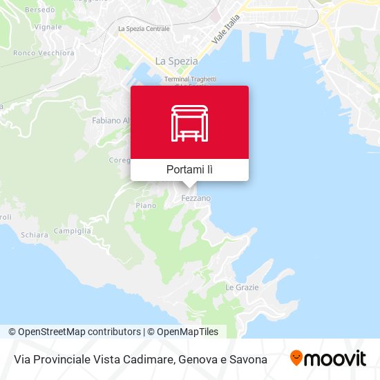 Mappa Via Provinciale Vista Cadimare