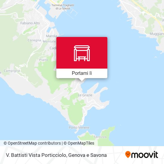 Mappa V. Battisti Vista Porticciolo