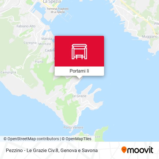 Mappa Pezzino - Le Grazie Civ.8