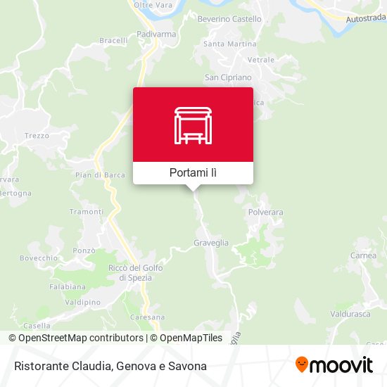 Mappa Ristorante Claudia