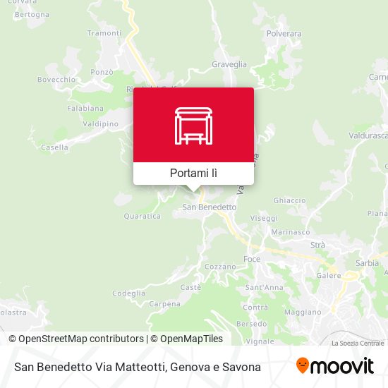 Mappa San Benedetto Via Matteotti