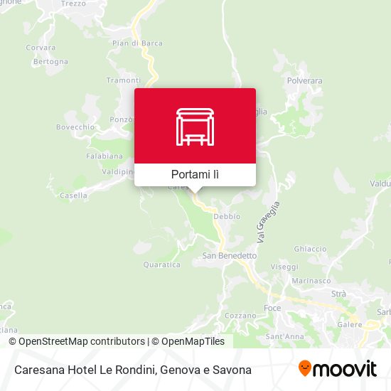 Mappa Caresana Hotel Le Rondini