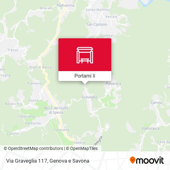 Mappa Via Graveglia 117