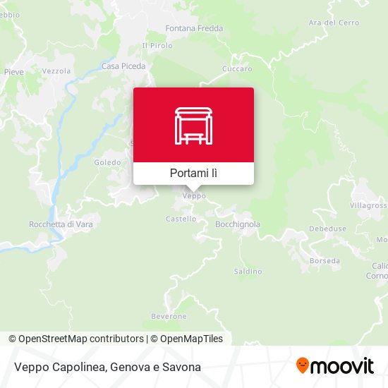 Mappa Veppo Capolinea