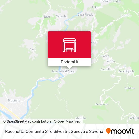 Mappa Rocchetta Comunità Siro Silvestri