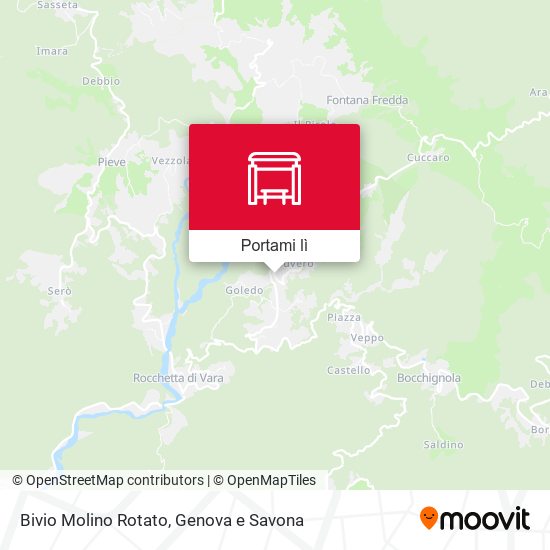Mappa Bivio Molino Rotato