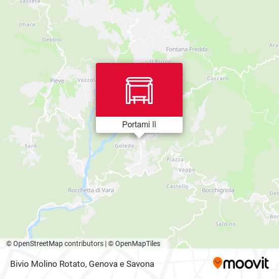 Mappa Bivio Molino Rotato