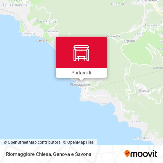 Mappa Riomaggiore Chiesa