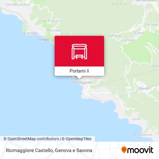 Mappa Riomaggiore Castello