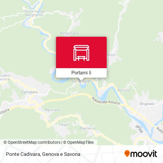 Mappa Ponte Cadivara