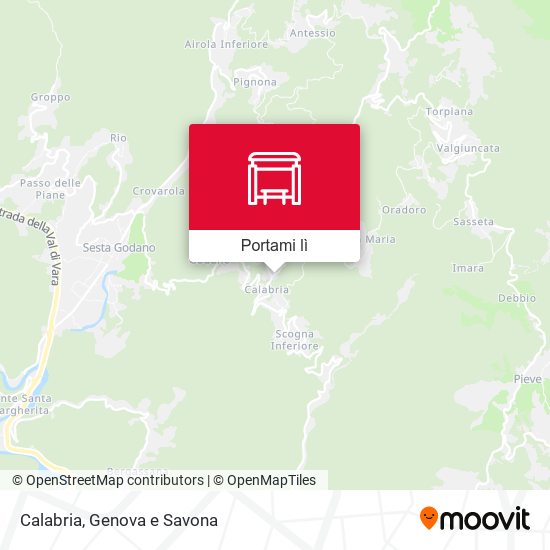 Mappa Calabria