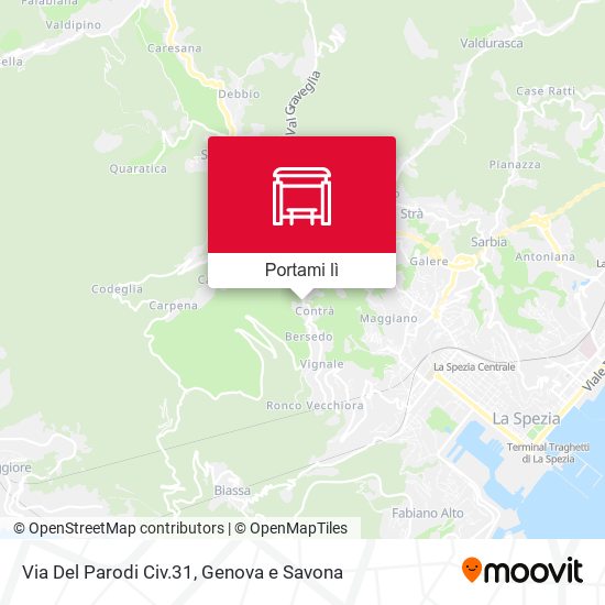 Mappa Via Del Parodi Civ.31