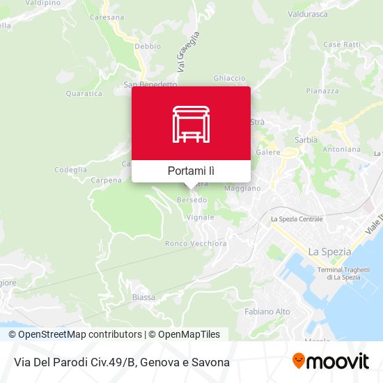 Mappa Via Del Parodi Civ.49/B