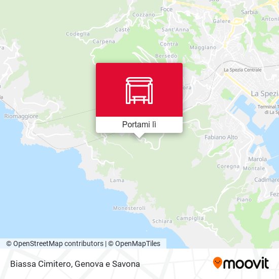 Mappa Biassa Cimitero