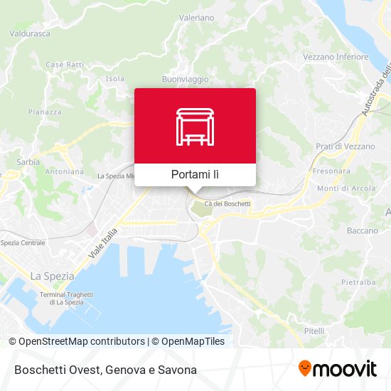 Mappa Boschetti Ovest