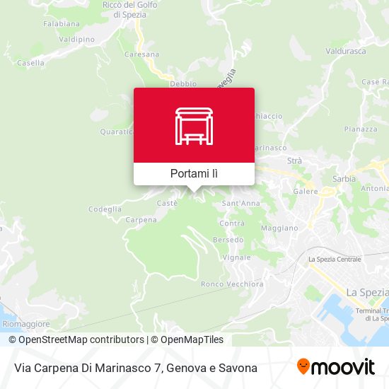Mappa Via Carpena Di Marinasco 7