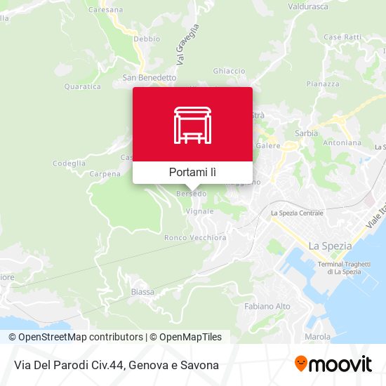 Mappa Via Del Parodi Civ.44