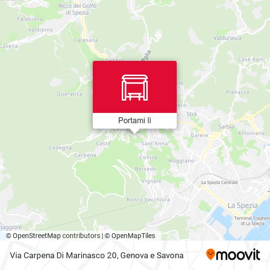 Mappa Via Carpena Di Marinasco 20