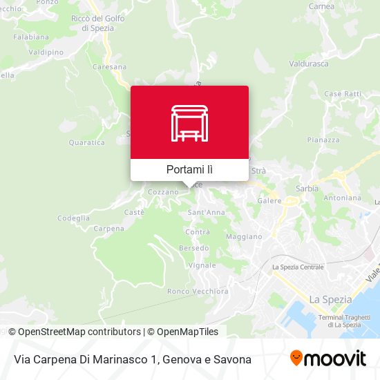 Mappa Via Carpena Di Marinasco 1