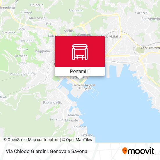 Mappa Via Chiodo Giardini