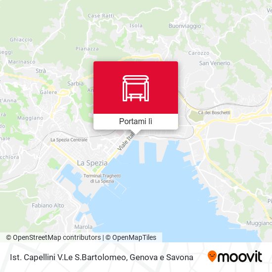 Mappa Ist. Capellini V.Le S.Bartolomeo