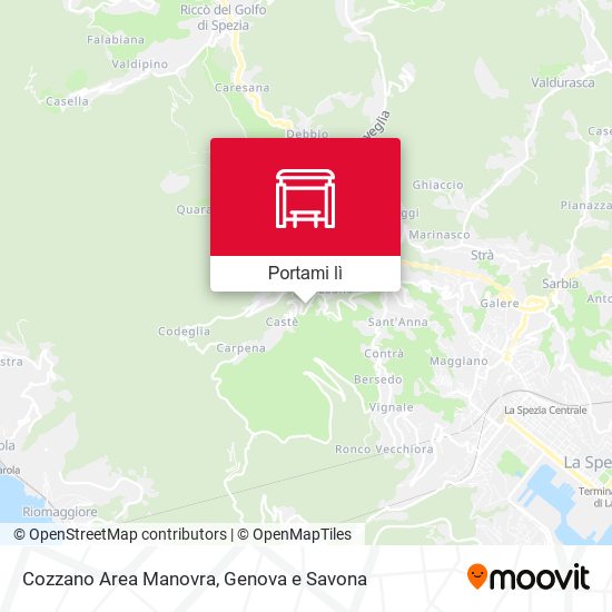 Mappa Cozzano Area Manovra