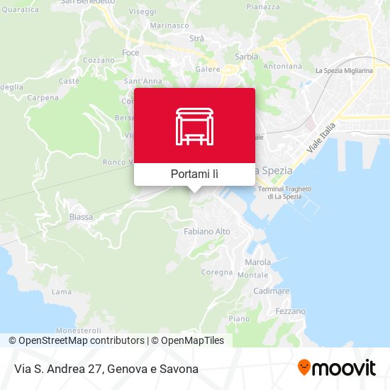 Mappa Via S. Andrea 27